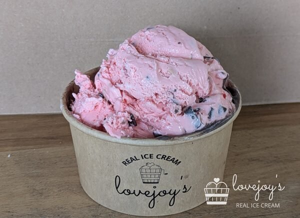 Cherry Almond Chocolate ice cream