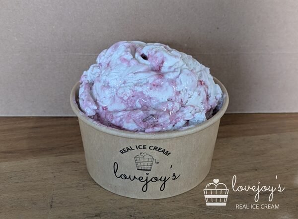 Huckleberry Cheesecake ice cream